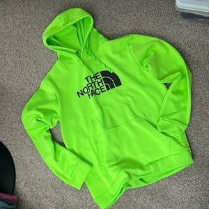 The North Face neon sweatshirt Men’s sz LARGE (like new condition!)